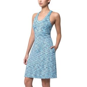 NWT MPG Travel Dress Teal Combo Small